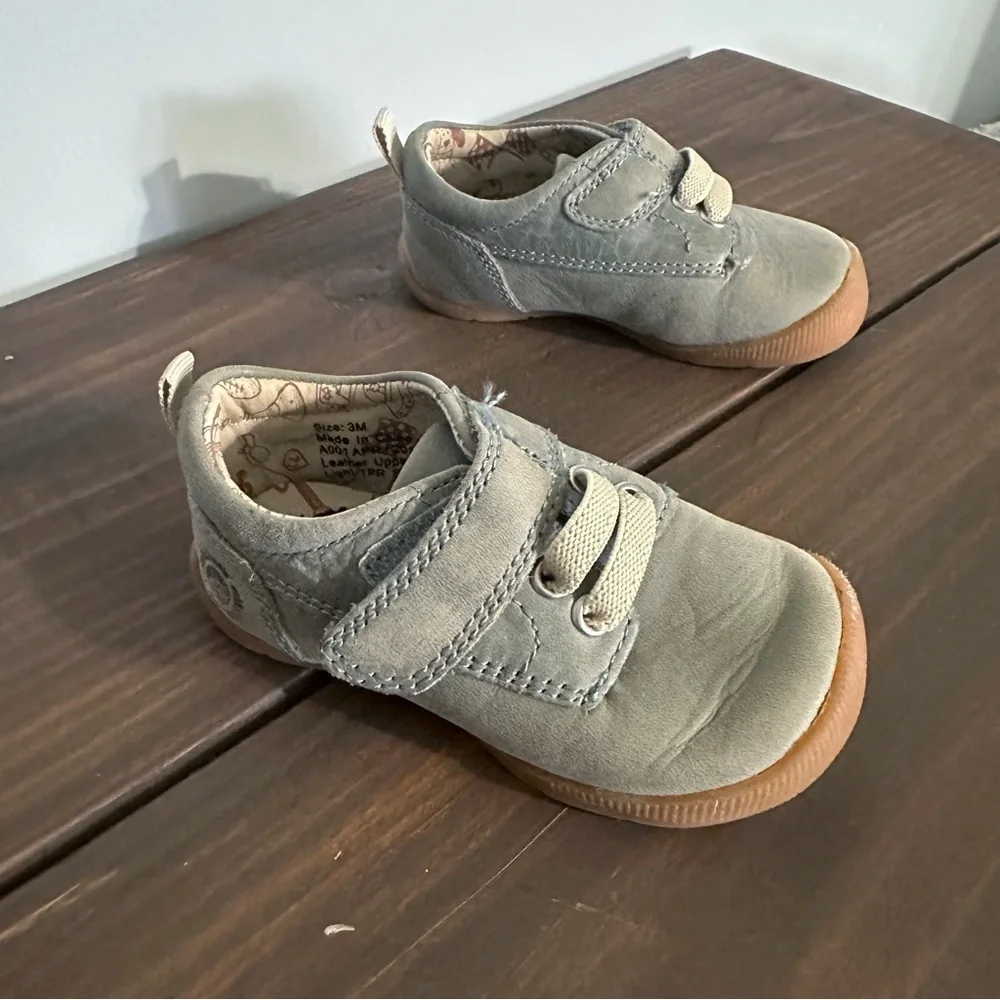 LIVIE‎ AND LUCA boy's swift sneaker in faded denim Leather